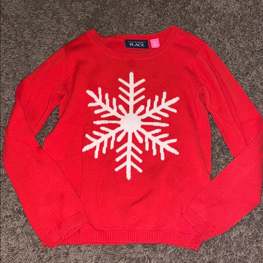 Girls Snowflake Sweater